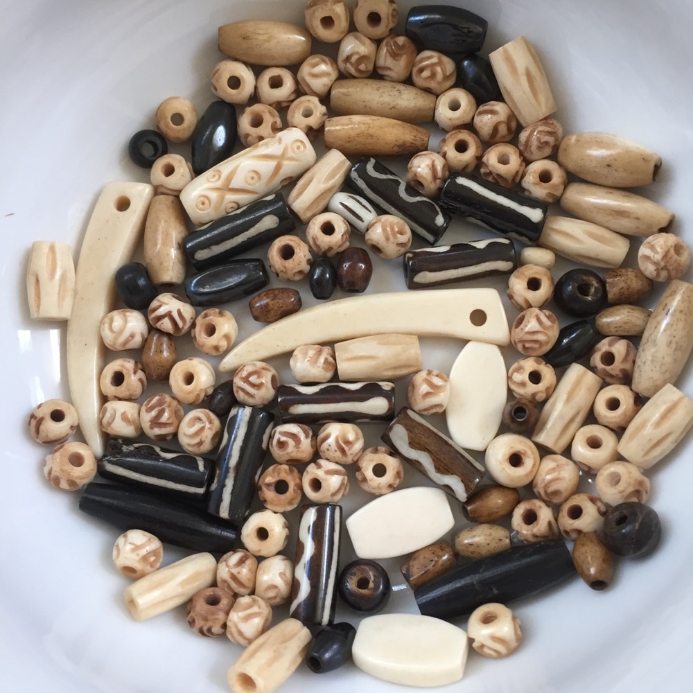 Assorted Bone Beads